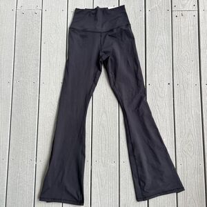 Offline by Aerie The Hugger High Rise Bootcut Black Leggings-Size M